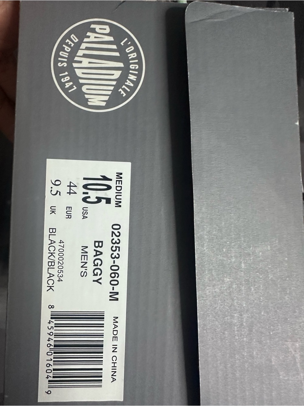 Palladium Black Canvas Lace-Up High-Top Boots - Picture 8 of 8